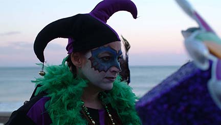 Costumed Party Go'er